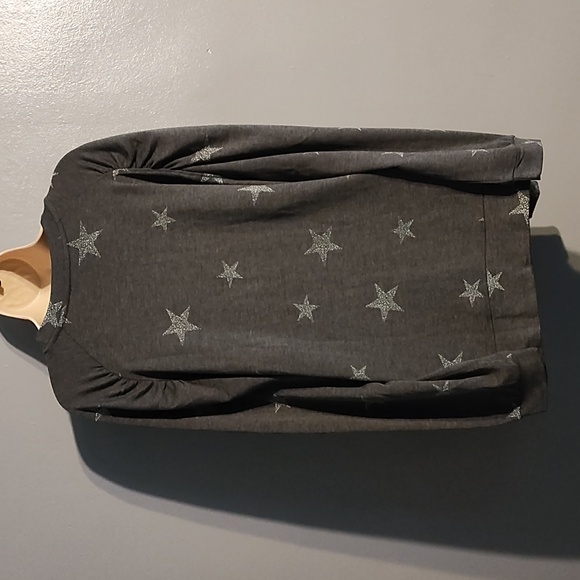 Oxford & Park women's charcoal gray with stars blouse size 2XL - Picture 12 of 17